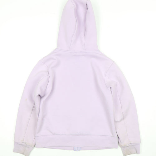 Uniqlo Girls Purple Full Zip Hoodie, Size 11 Years