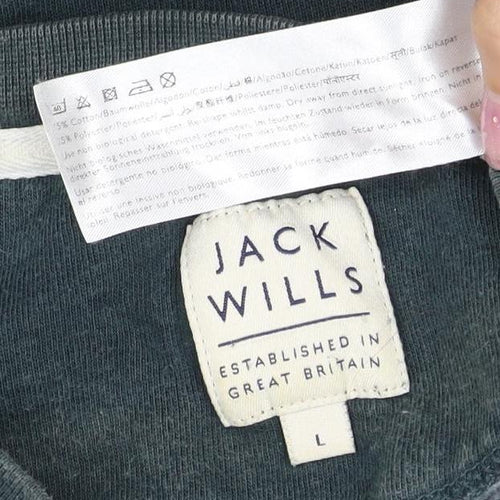 Jack Wills Unisex Green Pullover Sweatshirt L