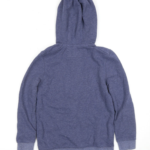 Marks and Spencer Boys Blue Full Zip Hoodie 9-10 Years