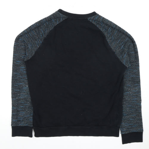 Topman Men’s Black XS Pullover Sweatshirt, Knit