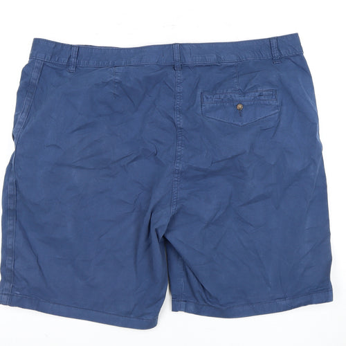 Marks and Spencer Men's Blue Chino Shorts, Size S