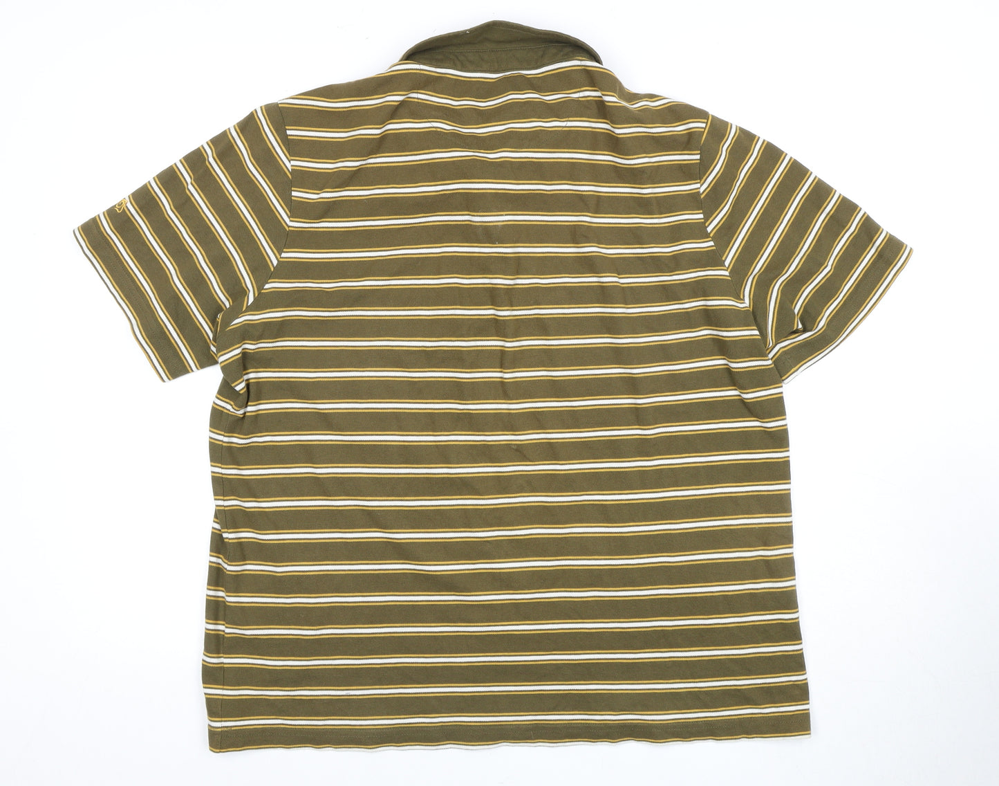 Craghoppers Men's Brown Striped XL Polo Shirt