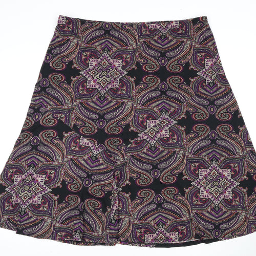 Marks and Spencer Women's Multicoloured A-Line Skirt Size 20