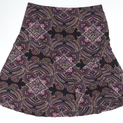 Marks and Spencer Women's Multicoloured A-Line Skirt Size 20