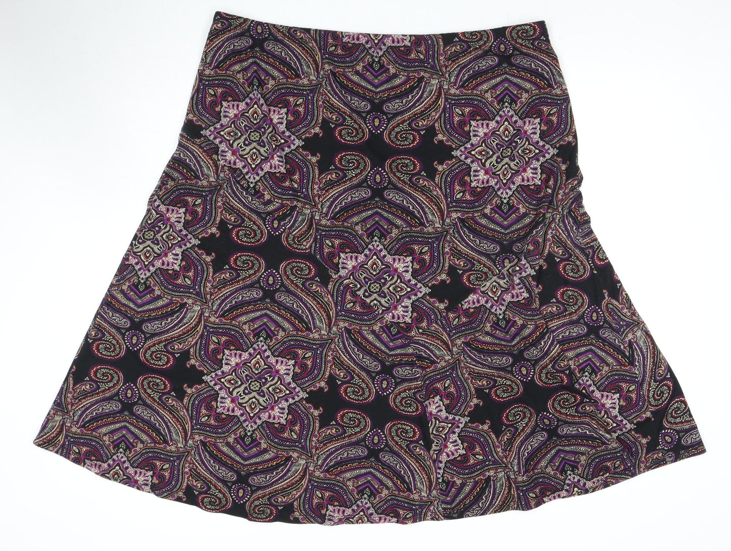 Marks and Spencer Women's Multicoloured A-Line Skirt Size 20