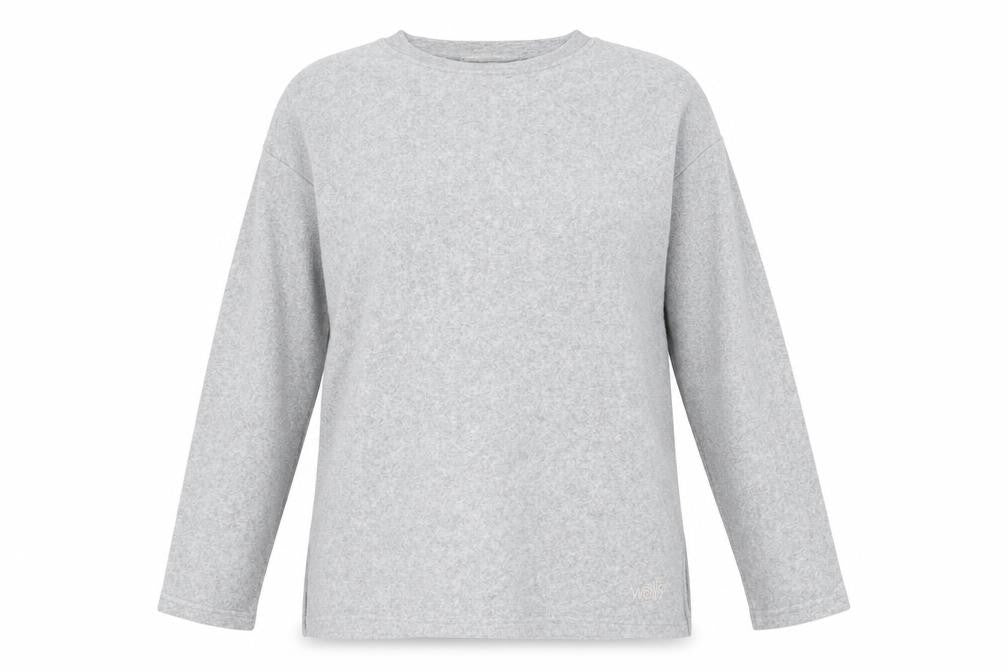 Front view of Wallis Grey Women's Pullover Sweatshirt L