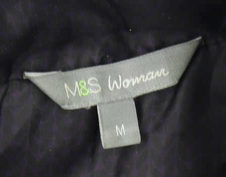 Marks and Spencer Women's Black Medium Puffer Jacket