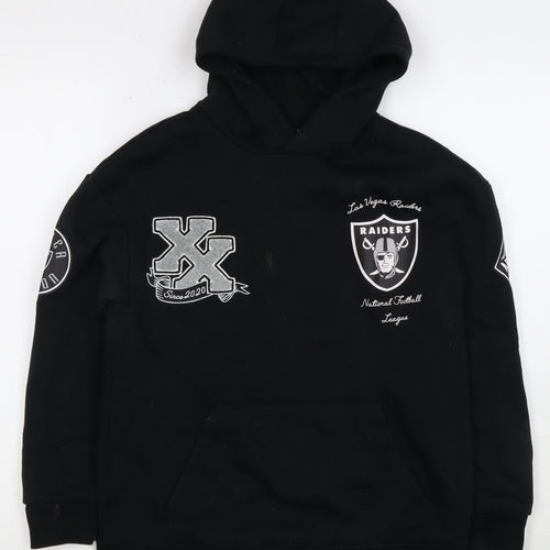 Primark Boys Black NFL Hoodie 10-11 Years