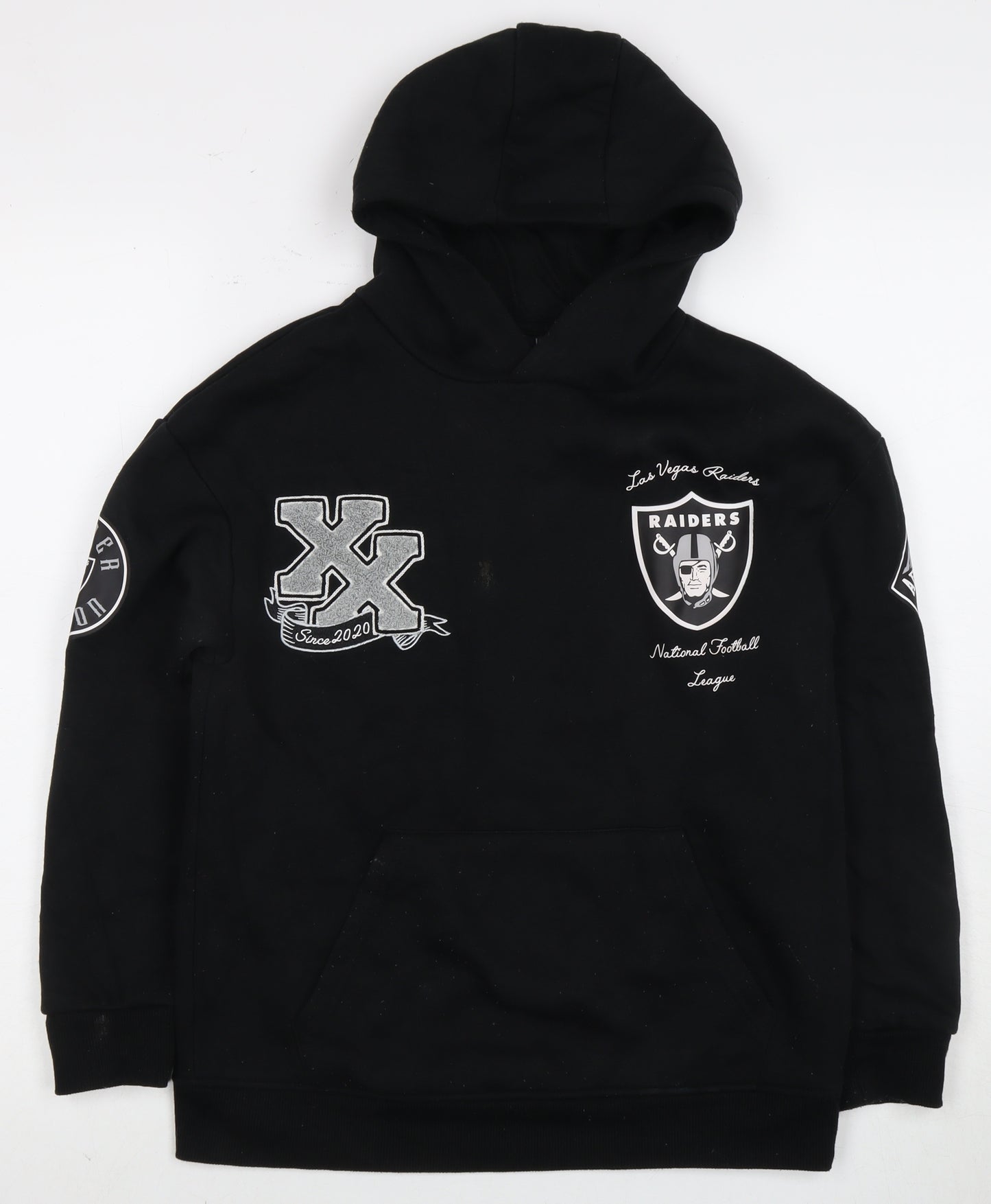 Primark Boys Black NFL Hoodie 10-11 Years