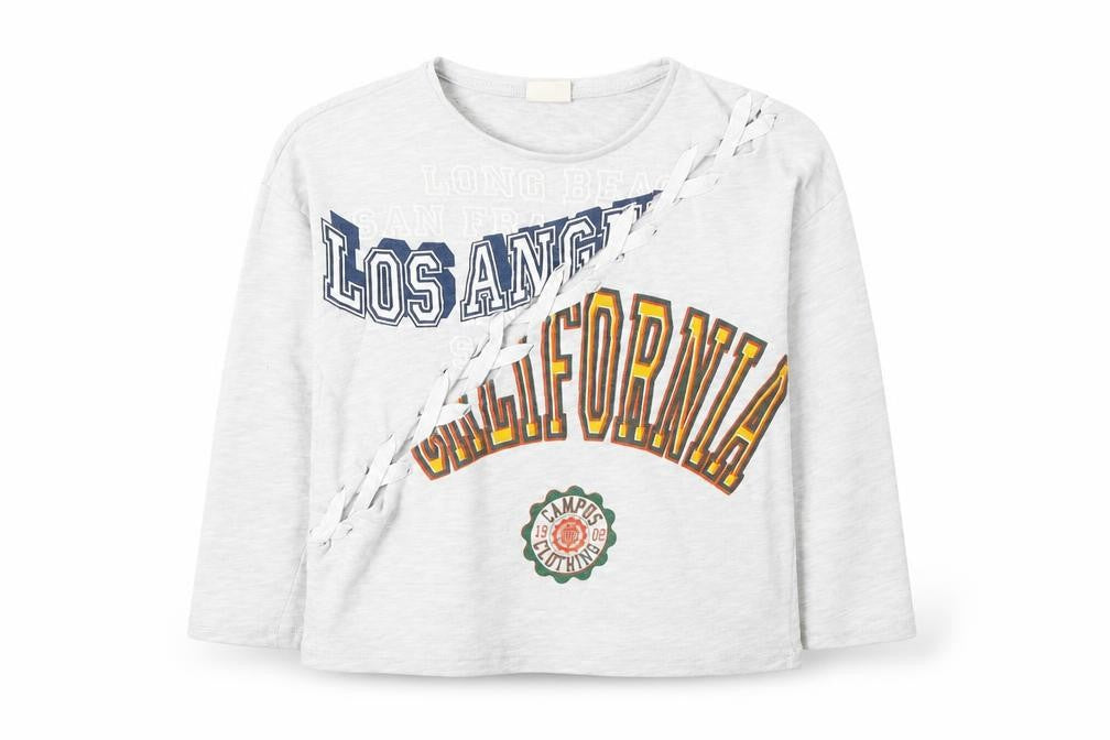 Zara Kids Girls Multicoloured Long Sleeve Graphic T-Shirt 12-13Y