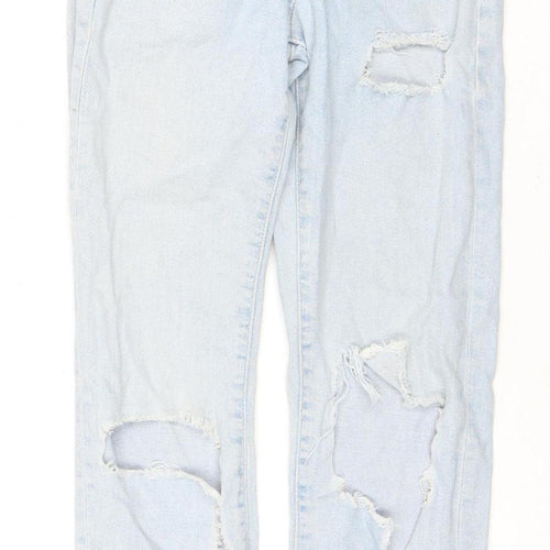 New Look Girls Blue Skinny Ripped Jeans Age 11 Casual