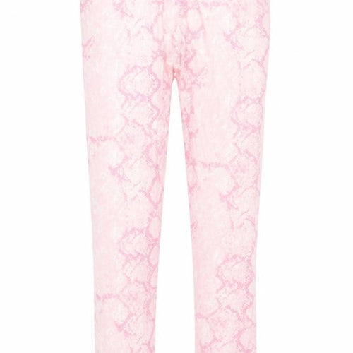 River Island Girls Pink Animal Print Leggings 9-10 Years