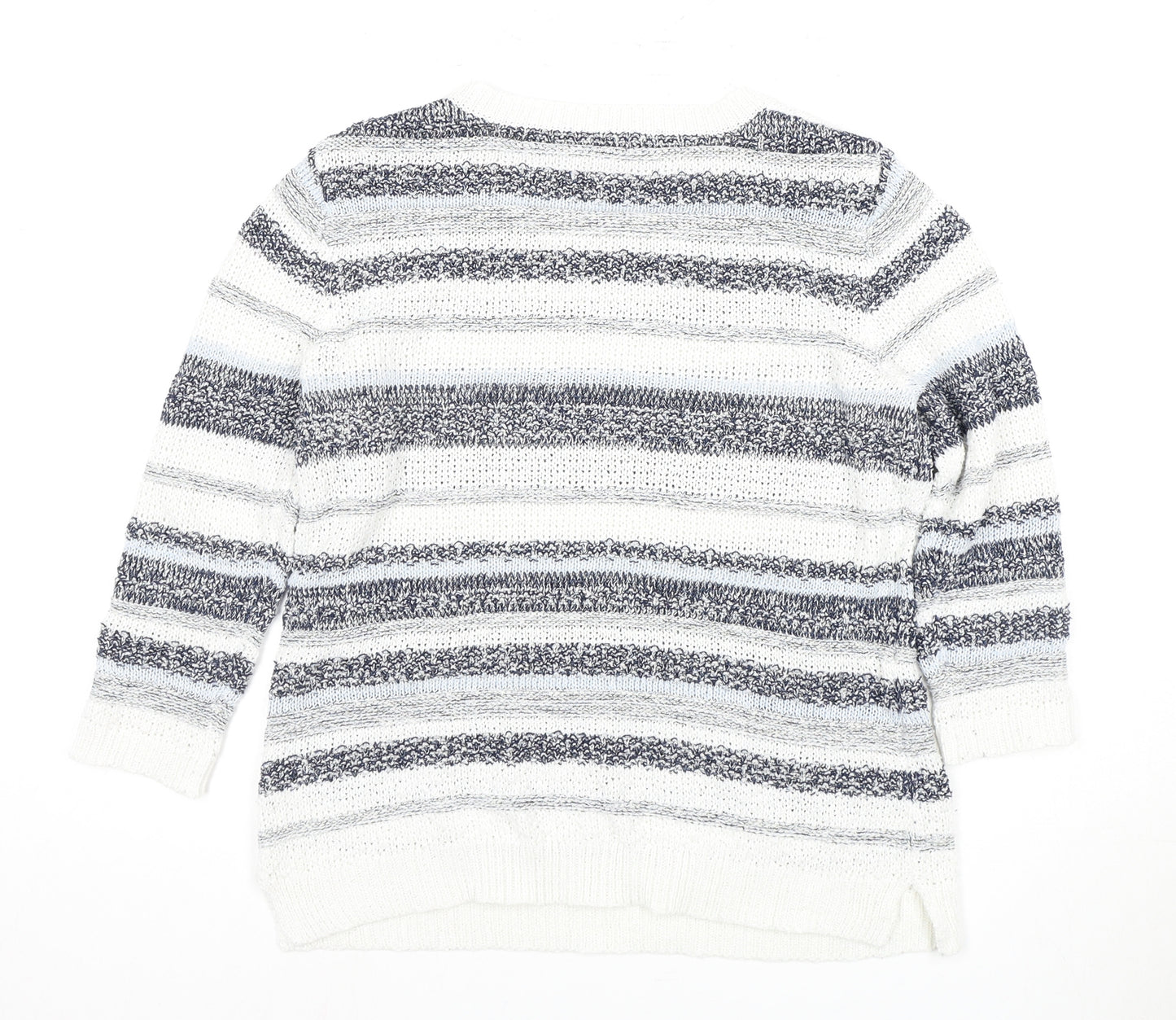 M&Co Women's Multicoloured Striped Pullover Jumper