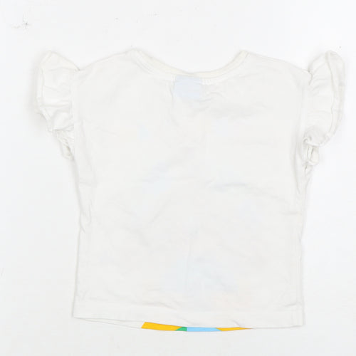Hey Duggee White Unisex Baby T-Shirt 12-18 Months, Cartoon Graphic