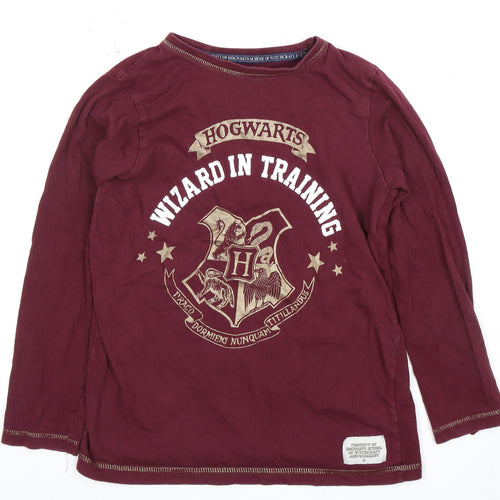 Harry Potter Girls Red Long Sleeve Pyjama Top 9-10 Years