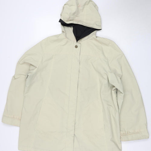 Jane Doe Women Beige Mid-Length Cape