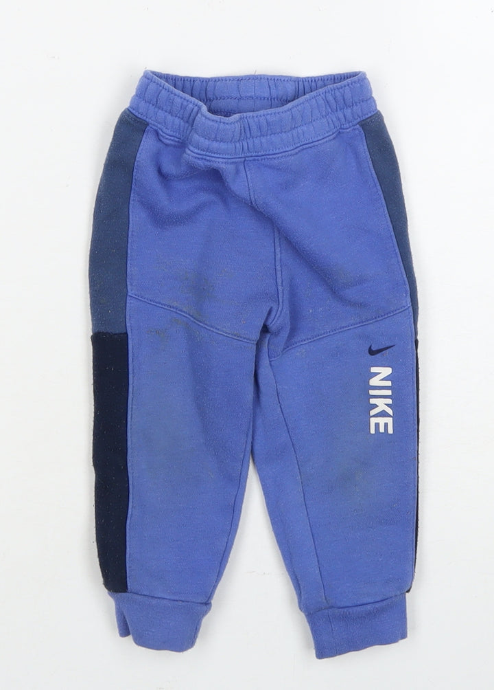 Nike Unisex Baby Blue Jogger Track Pants 12-18M