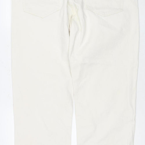 Calvin Klein Men's Ivory Jeans Size 38