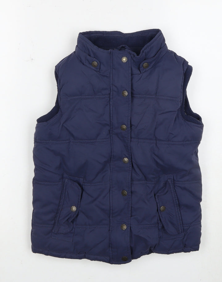 FatFace Girls Blue Puffer Jacket, 11-12 Years, Autumn/Winter