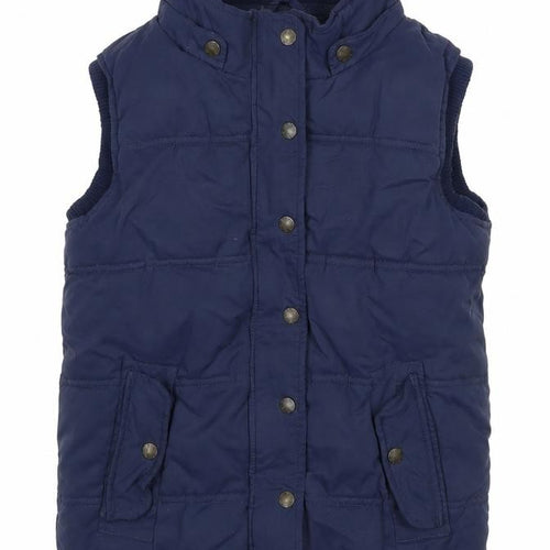 FatFace Girls Blue Puffer Jacket, 11-12 Years, Autumn/Winter