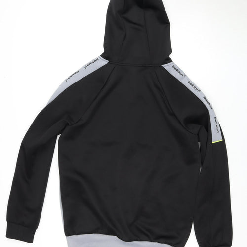 Bekkin Men's Black Full Zip Hoodie M