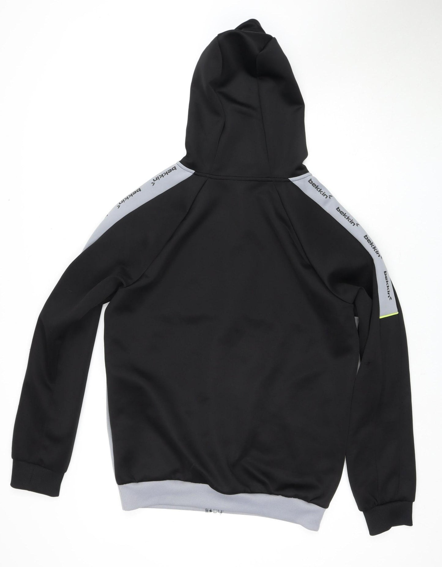 Bekkin Men's Black Full Zip Hoodie M
