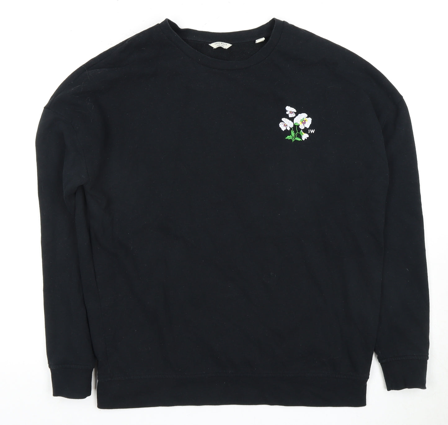 Jack Wills Black Embroidered Women’s Sweatshirt 10