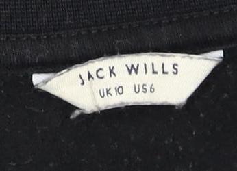 Jack Wills Black Embroidered Women’s Sweatshirt 10