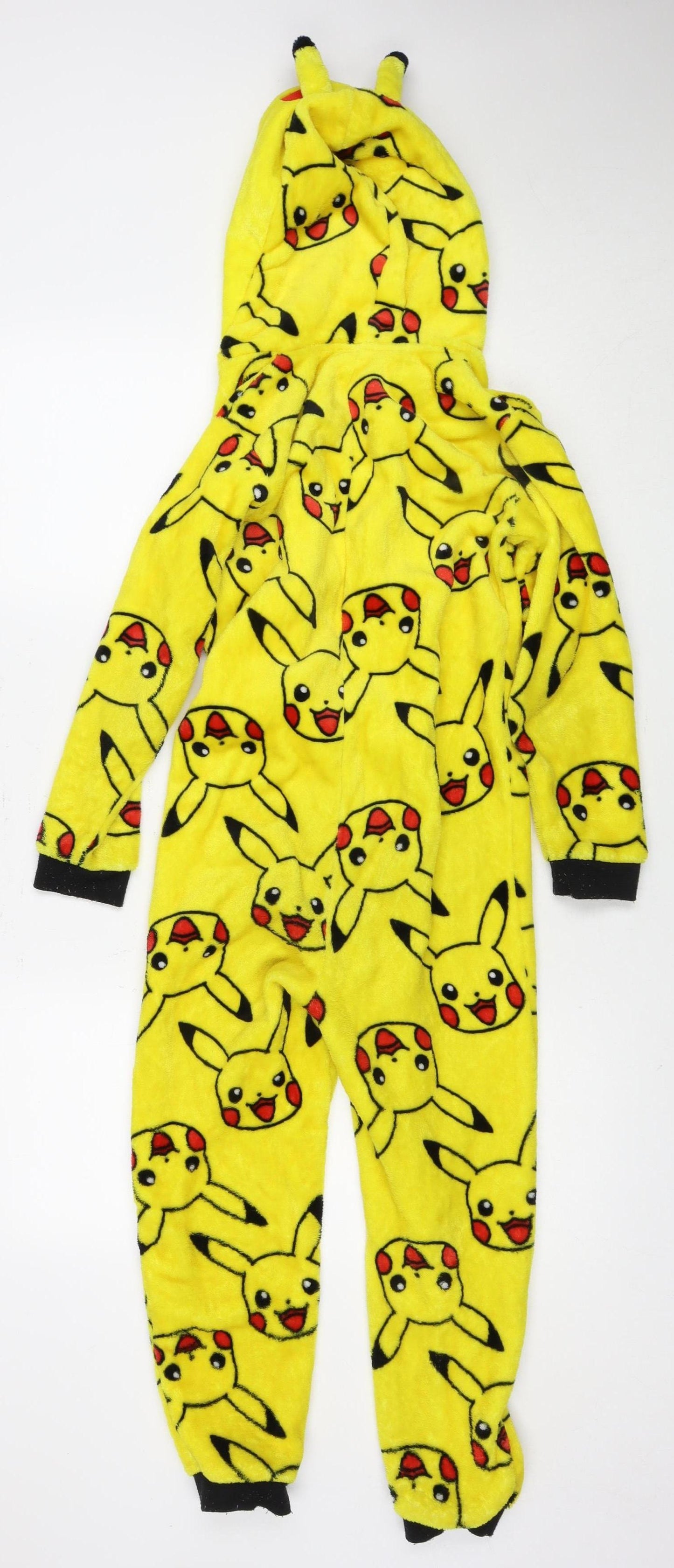 Pokémon Boys Yellow Pikachu Fleece Onesie 9-10 Years