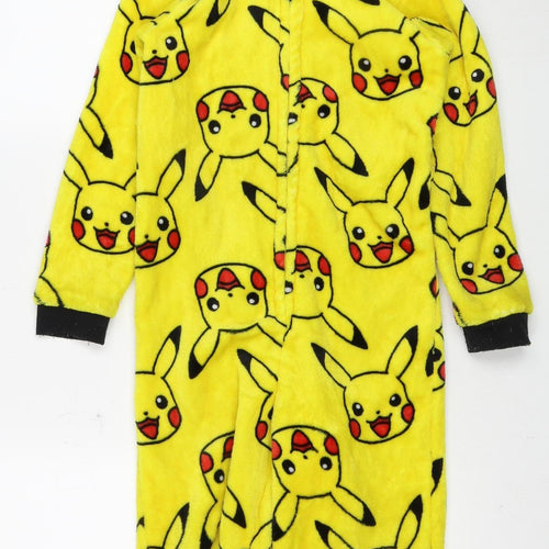 Pokémon Boys Yellow Pikachu Fleece Onesie 9-10 Years