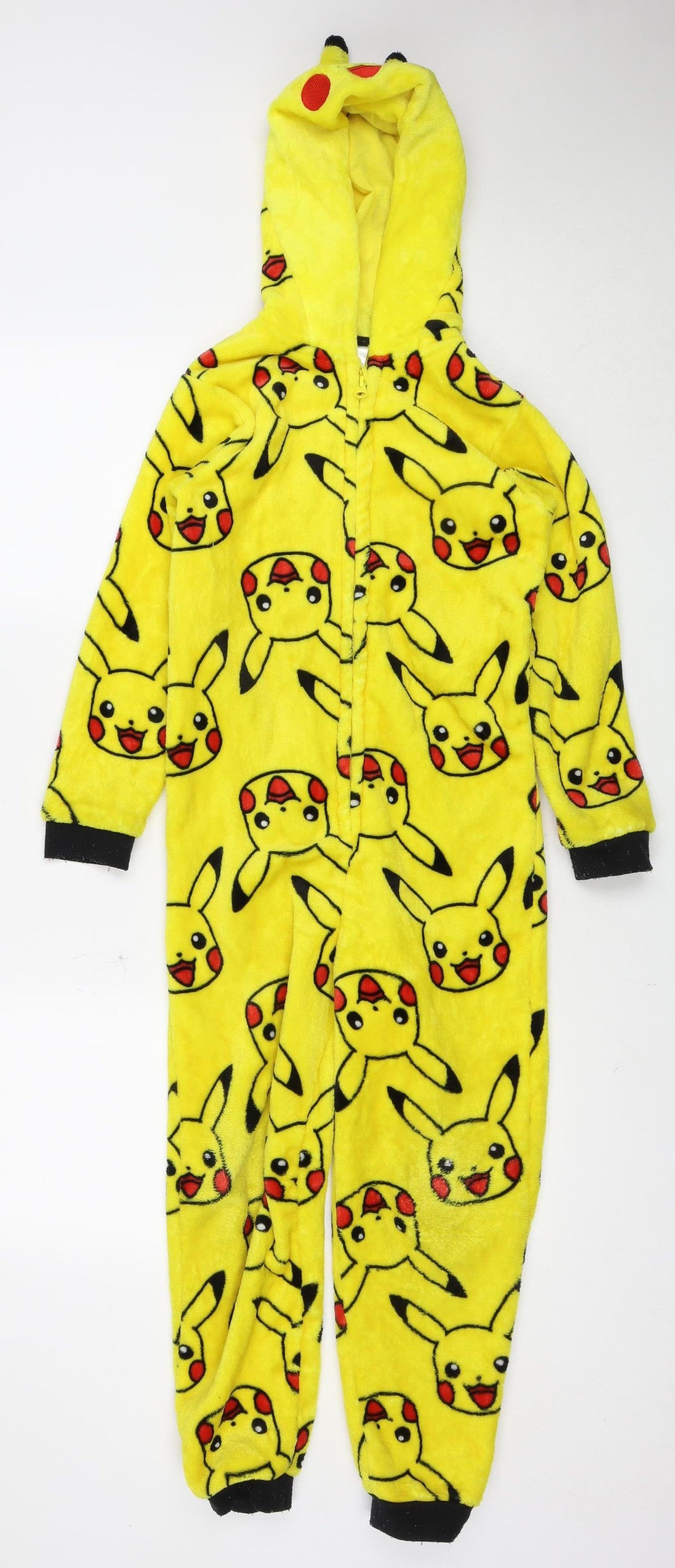 Pokémon Boys Yellow Pikachu Fleece Onesie 9-10 Years