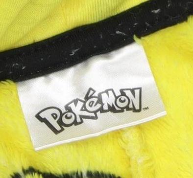 Pokémon Boys Yellow Pikachu Fleece Onesie 9-10 Years