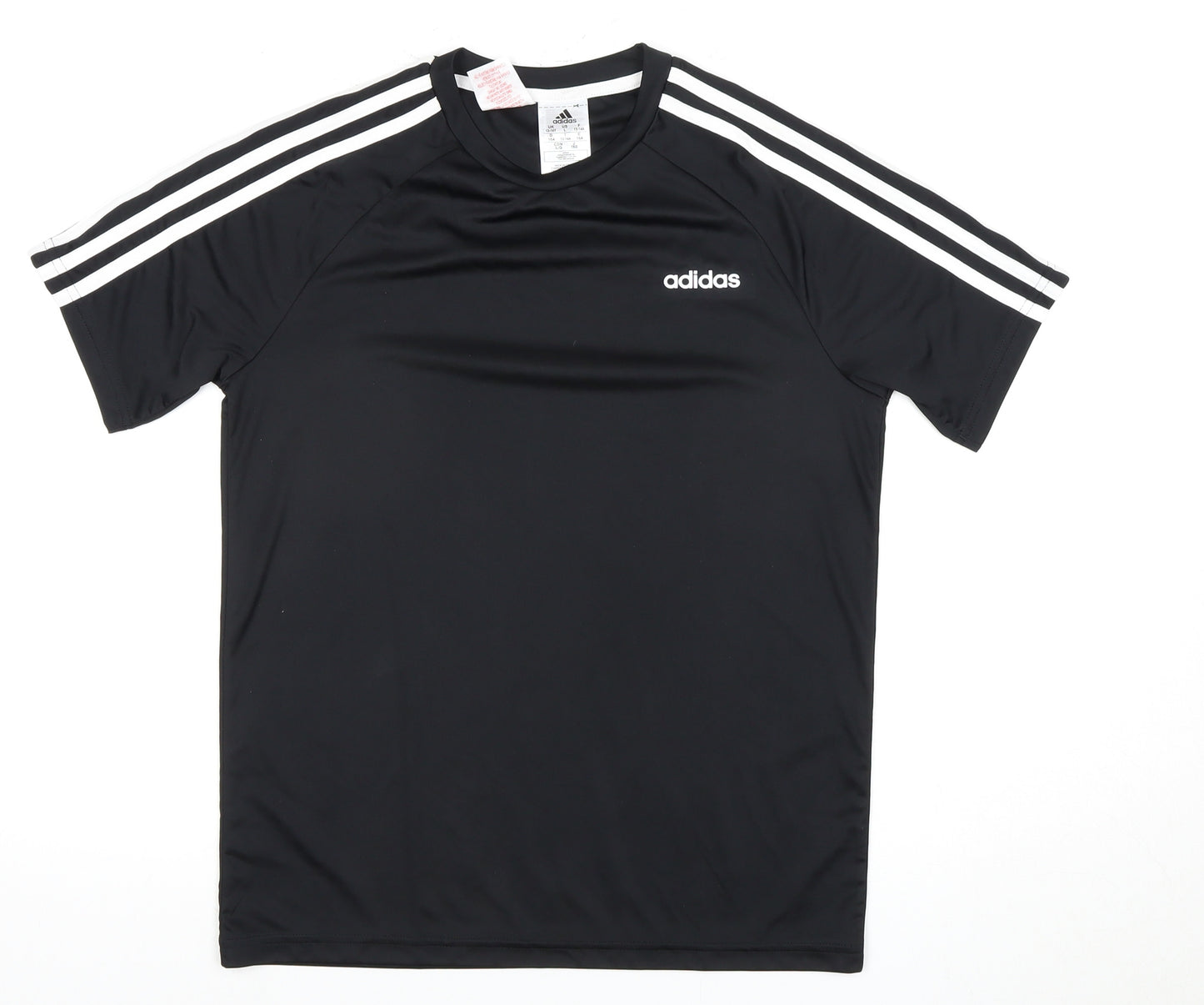 adidas Boys Black T-Shirt - Gym & Training, 13 Years