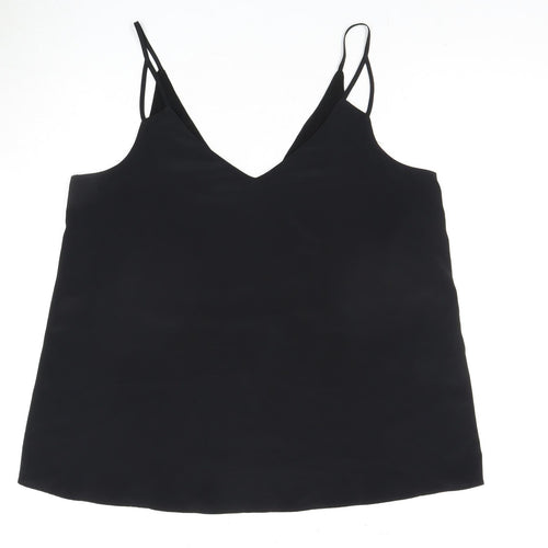 River Island Women's Black Camisole Tank Top Size 14