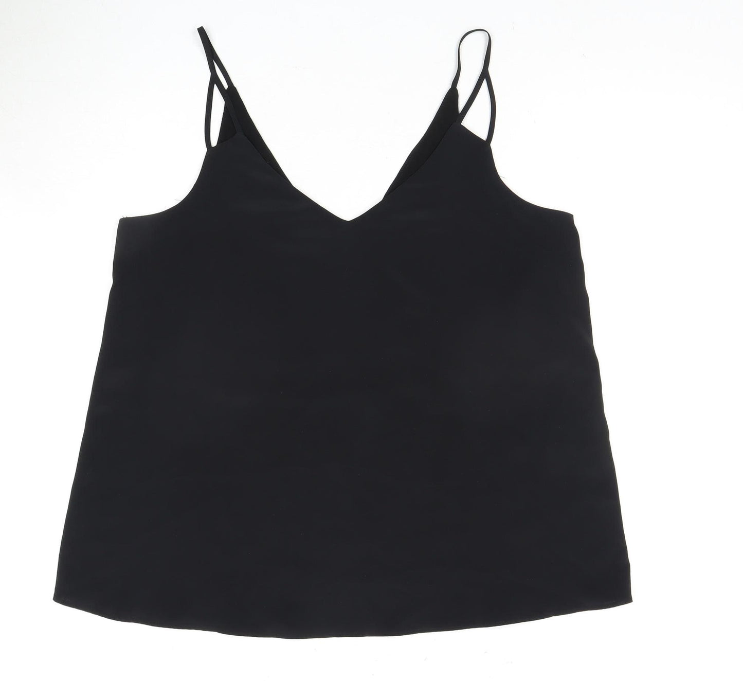 River Island Women's Black Camisole Tank Top Size 14