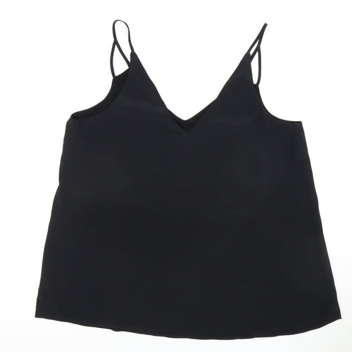 River Island Women's Black Camisole Tank Top Size 14