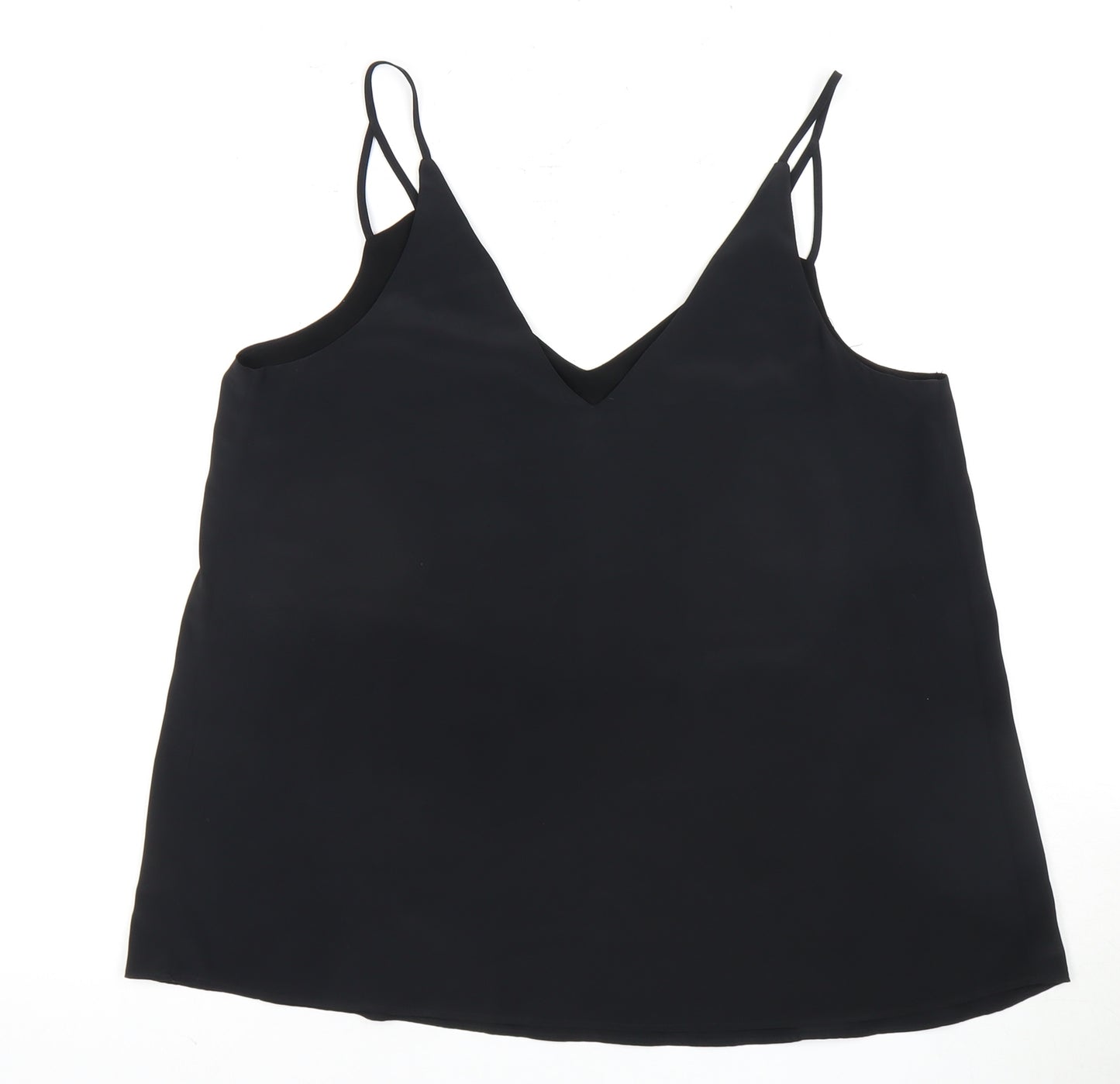 River Island Women's Black Camisole Tank Top Size 14