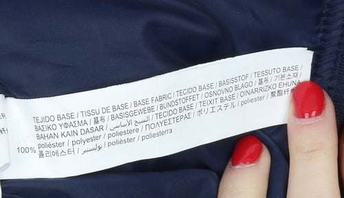 Zara Men's Blue Bomber Jacket, L, Casual Autumn Style