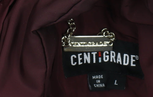 Centigrade Women's Red Puffer Jacket L Casual Style