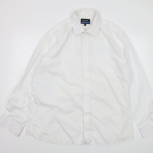 Greenwoods Men's White Regular Fit Long Sleeve Shirt