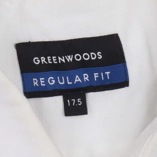 Greenwoods Men's White Regular Fit Long Sleeve Shirt