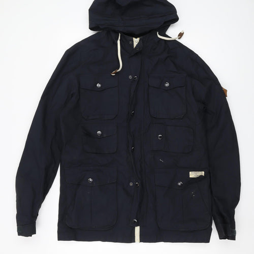 Jack & Jones Men's Blue Parka Jacket L
