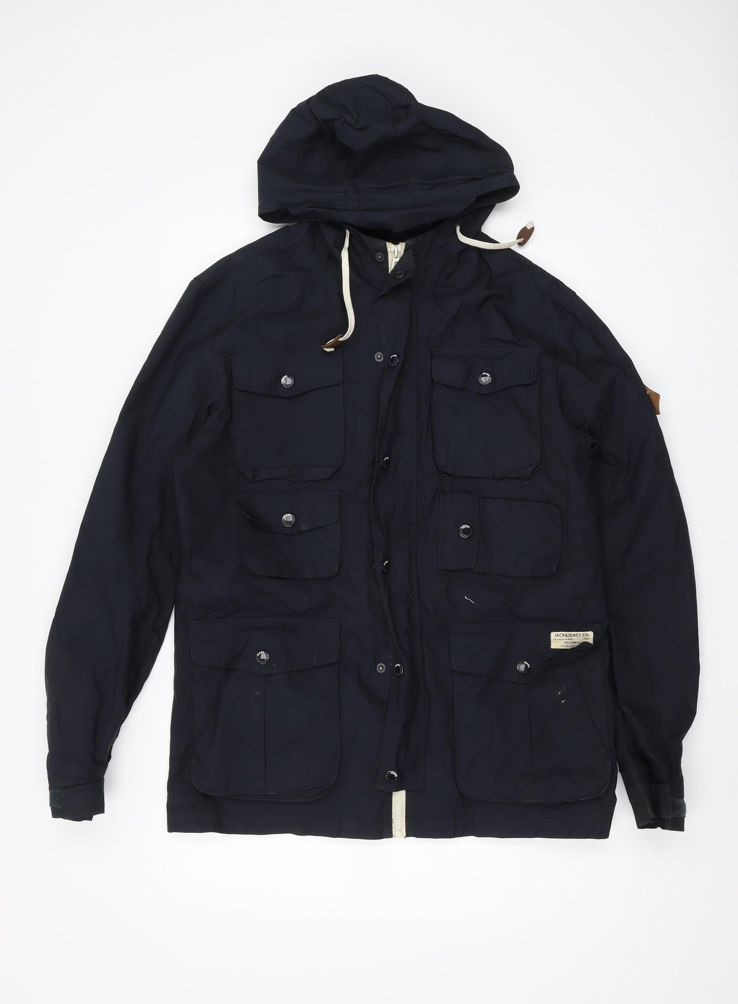 Jack & Jones Men's Blue Parka Jacket L