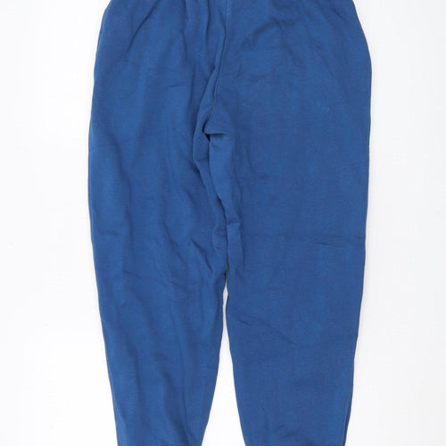Nike Boys Blue Jogger Trousers XL Cotton Blend Casual