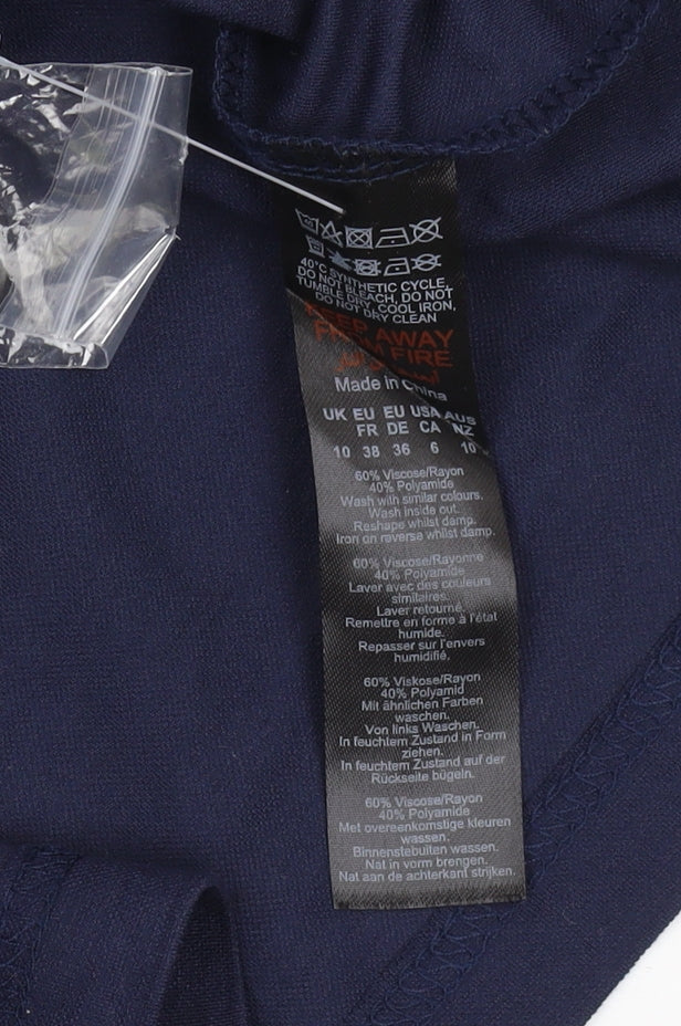 Warehouse Women's Blue Midi Shift Dress Size 10