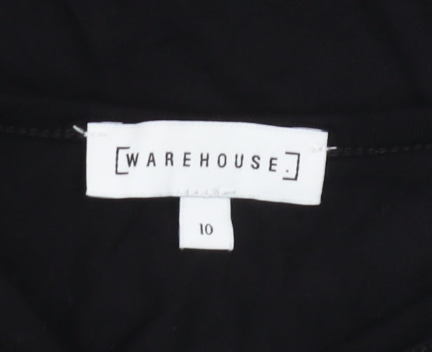 Warehouse Women's Black Sleeveless Dress Size 10