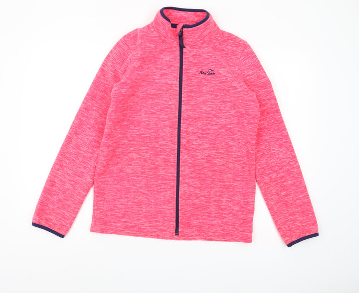 Peter Storm Girls Pink Fleece Jacket 13 Years