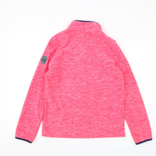 Peter Storm Girls Pink Fleece Jacket 13 Years