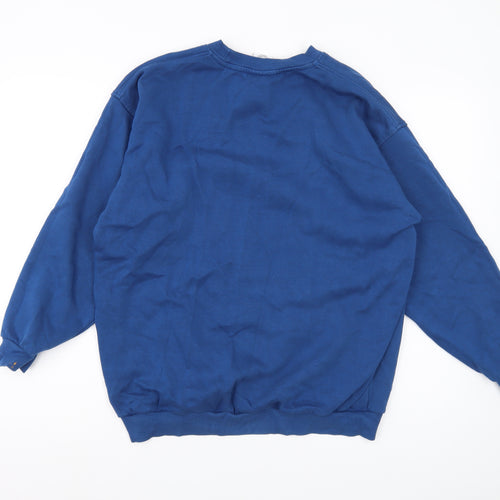 Nike Boys Blue Pullover Sweatshirt XL with Logo Accent
