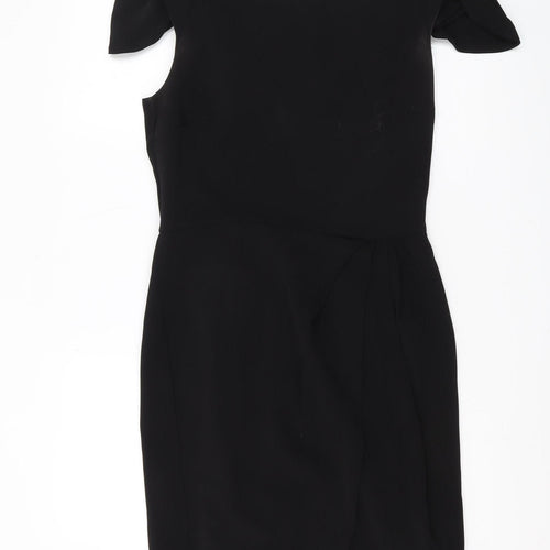 Marks and Spencer Black Sheath Dress Size 10 Women